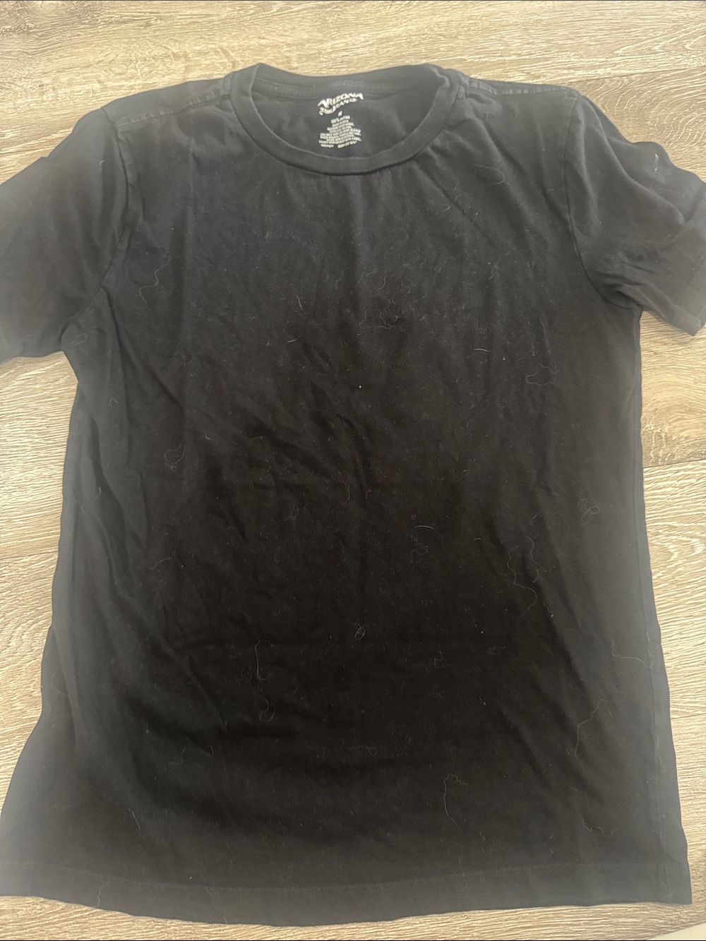 Hanes Men’s Black Crewneck Short Sleeve Tee
